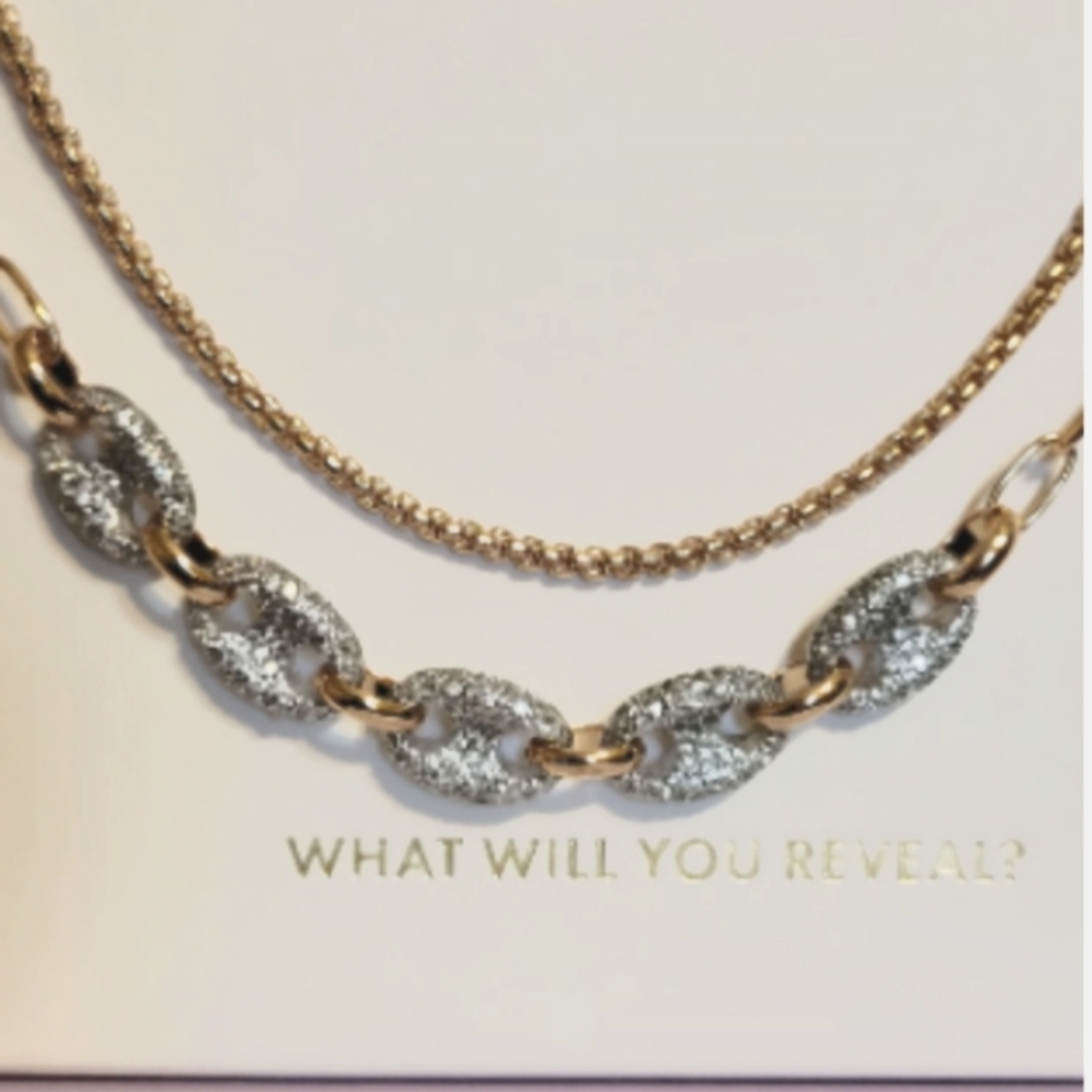 Peaceful Paradise Gold and Silver Necklace Set